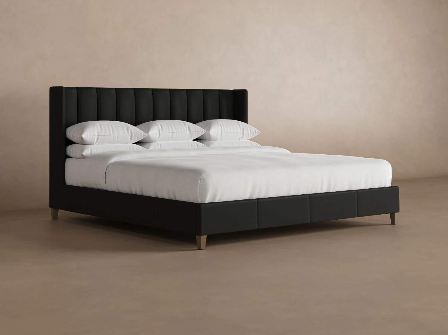 Elias Leather Bed - Image 13