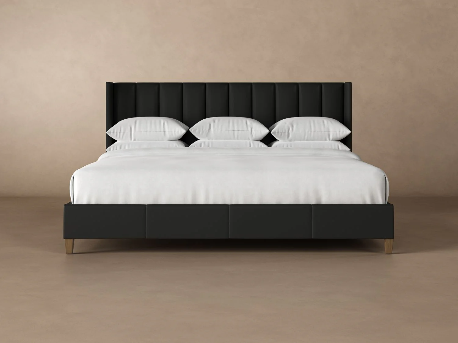 Elias Leather Bed - Image 14